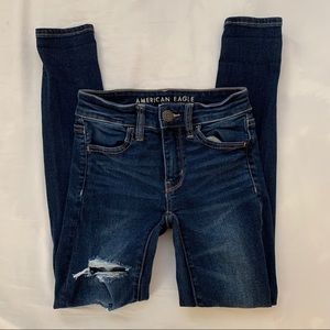 American Eagle Ripped Skinny Jeans